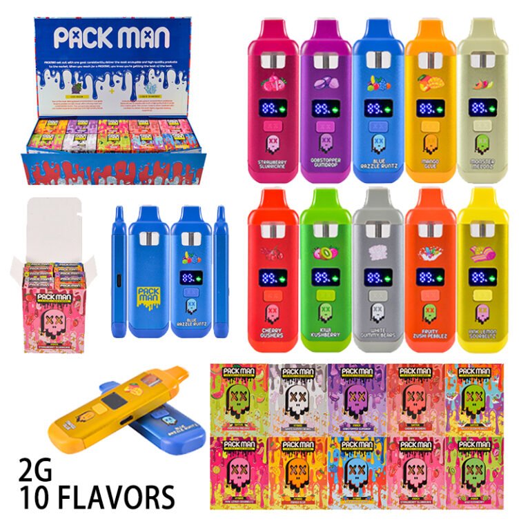 Packman Mini 2 gram con pantalla al por mayor | Nuevo Packman desechable de 2g