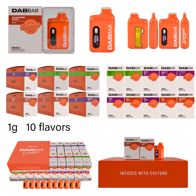 Vape desechable Dabwoods Classics de 1 g | Dabwoods Liquid Diamond vacío directamente de fábrica