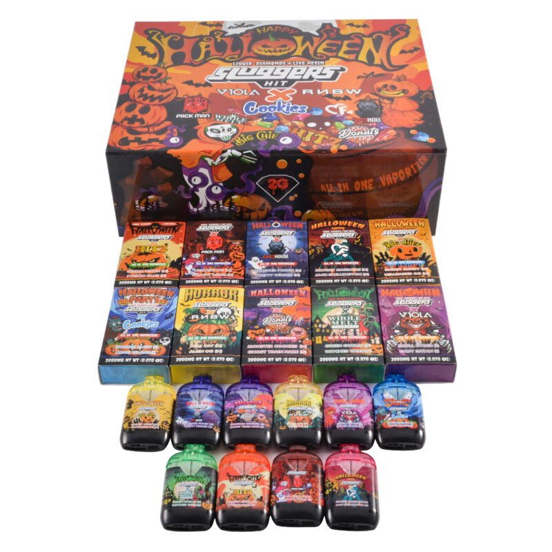 Halloween Sluggers Disposable 2g al por mayor-Nuevos sabores Dual 20