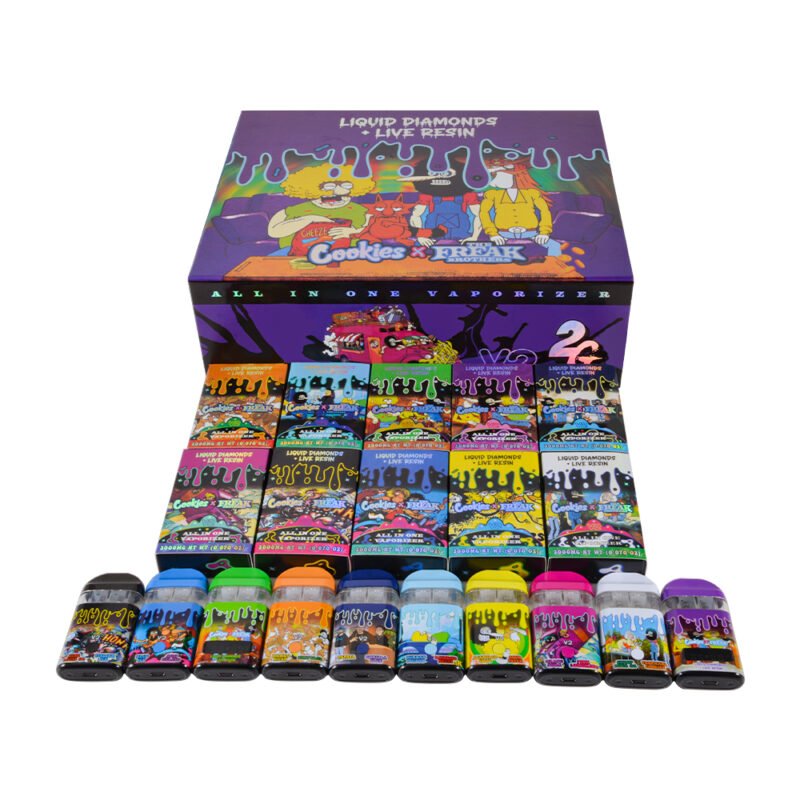 Vape desechable Cookies x Freak Brothers V2 1+1g - Compra al por mayor de CBD