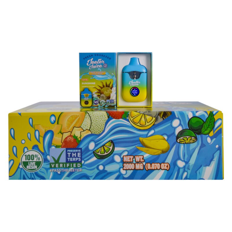 Jeeter Juice V2 2g desechable con pantalla - Nuevo empaque a granel
