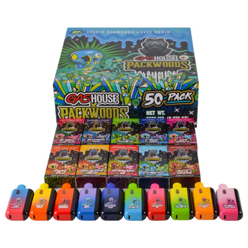 Gas house X Packwoods V2 2g a granel - Nueva edición con pantalla de visualización
