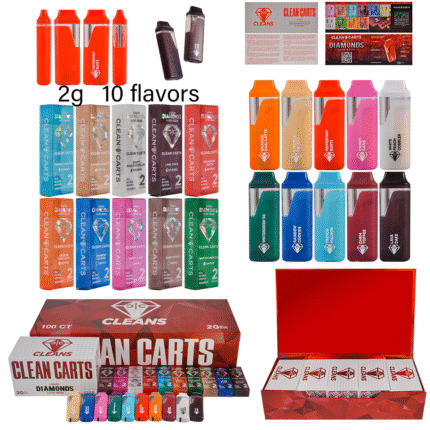 Clean Carts Red Edition 2g | Nuevos Desechables Premium al por mayor