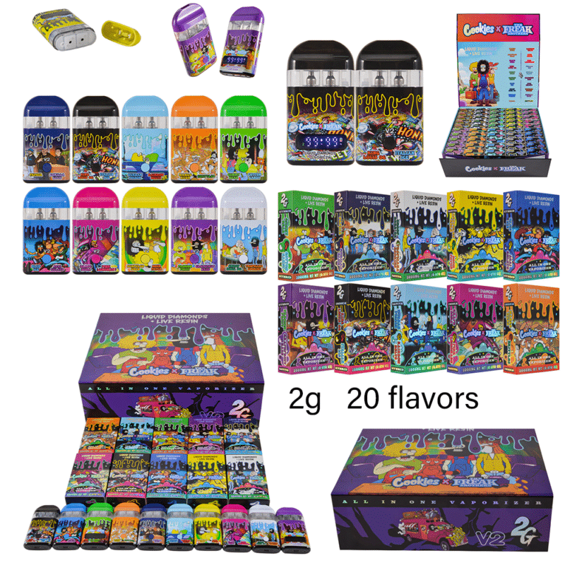 Vape desechable Cookies x Freak Brothers V2 2 ml | El mejor vapeador de THC de China