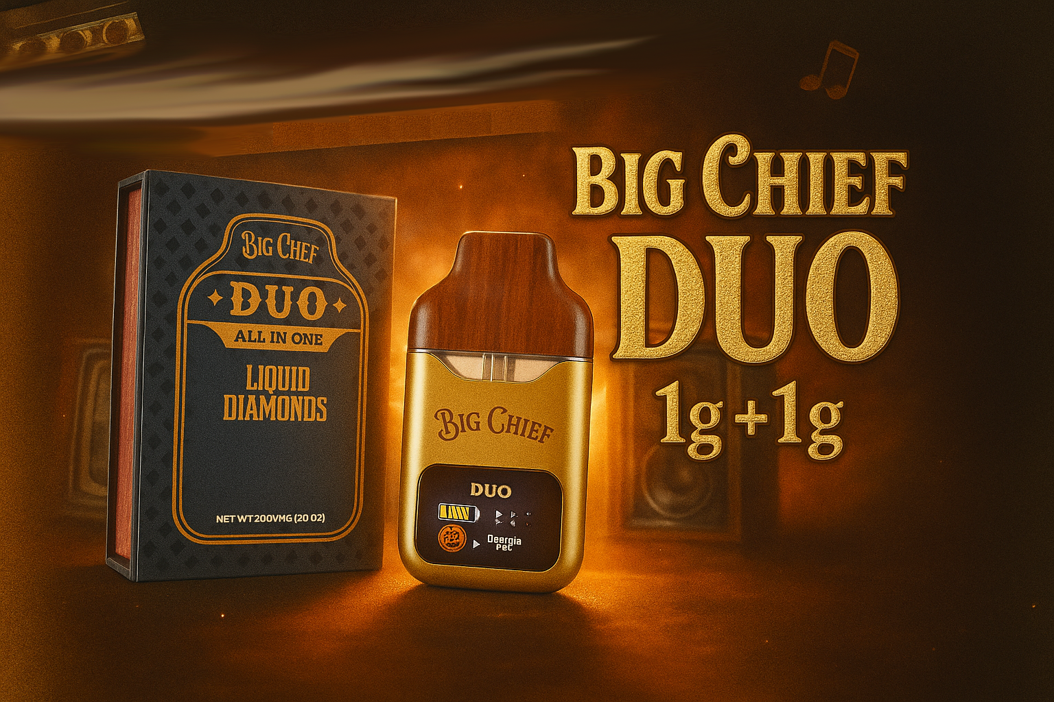 Big Chief Duo vacío 1g+1g — Pruebas de sellado y bundles de temporada
