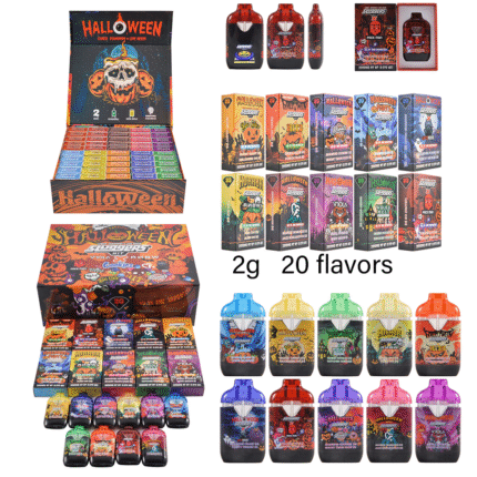 Sluggers Halloween Edition 2g | Sluggers desechables de doble sabor a granel