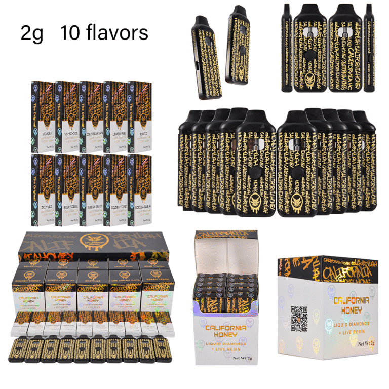Vape desechable California Honey de 2 gramos | Vape desechable con THC de alta calidad