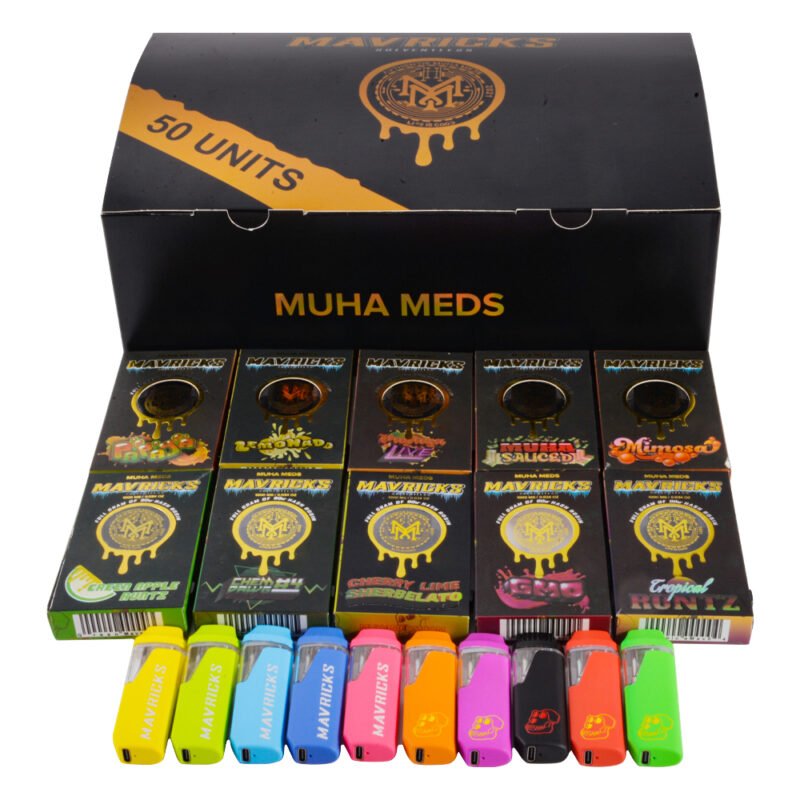 Muha Meds Mavericks 1g a granel - Cápsula desechable para vapear THC
