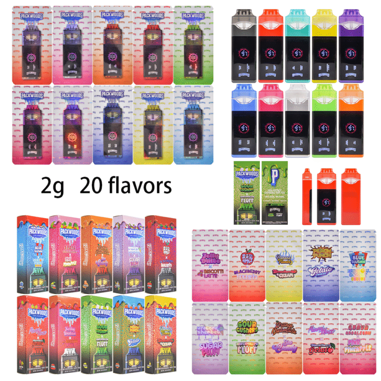 Packwoods Desechable Dual 2g al por mayor | Venta al por mayor de envases vacíos con filtro