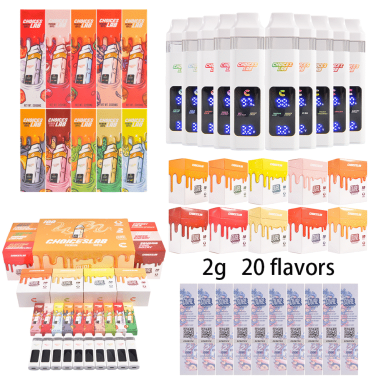CHOICESLAB PREMIUM VAPES DUAL | Vaporizador desechable de 2 g con embalaje