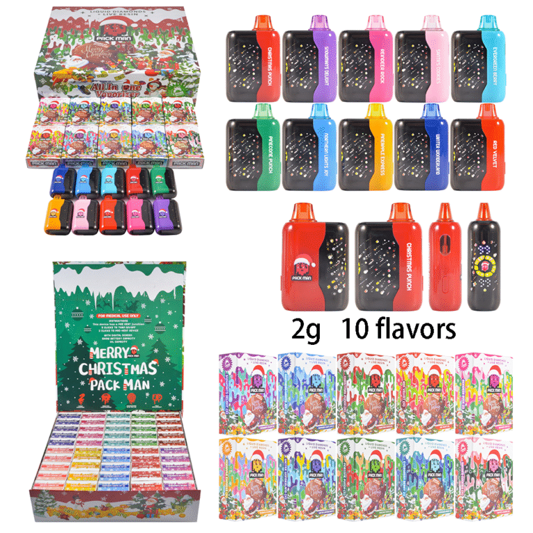 Packman Christmas Vape 2g | Packman Pantalla Estrellada al por mayor
