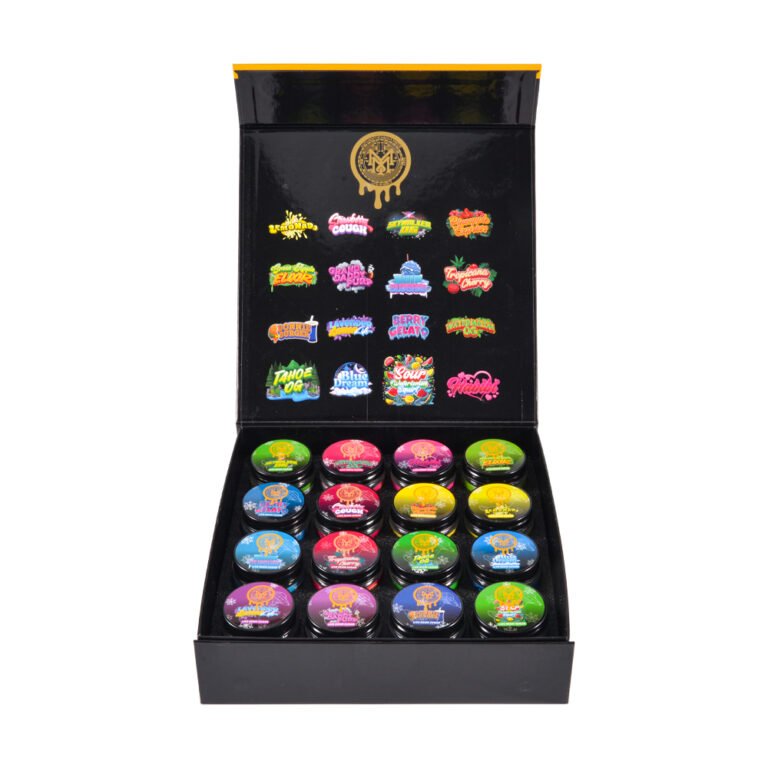 Muha Meds Concentrate Wax 16 frascos - Venta al por mayor de frascos de vidrio vacíos