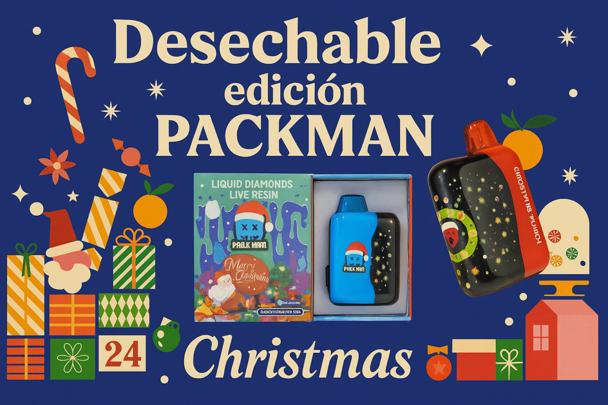 Desechable Packman edición Christmas