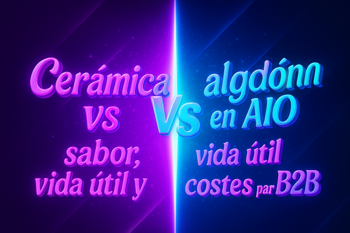 Cerámica vs algodón en AIO