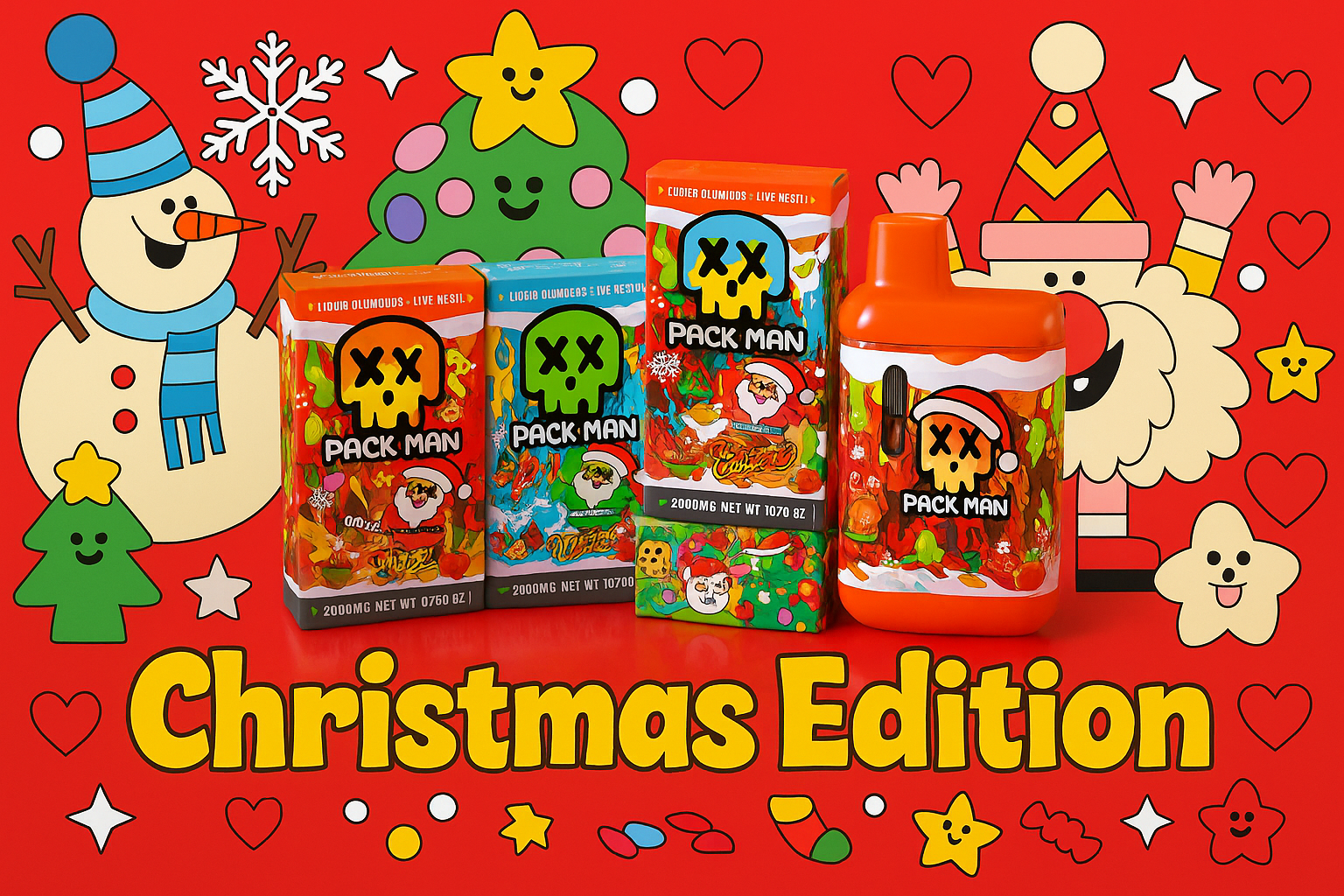 Packman dispos Estilos navideños 2g