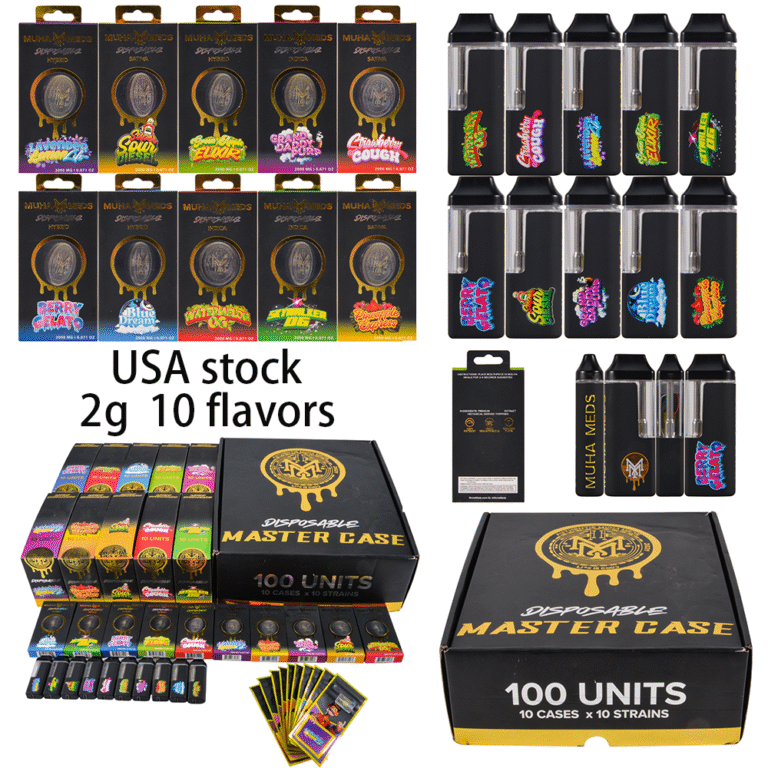 Productos desechables Muha Meds USA stock | Vapeo con los sabores más novedosos a granel