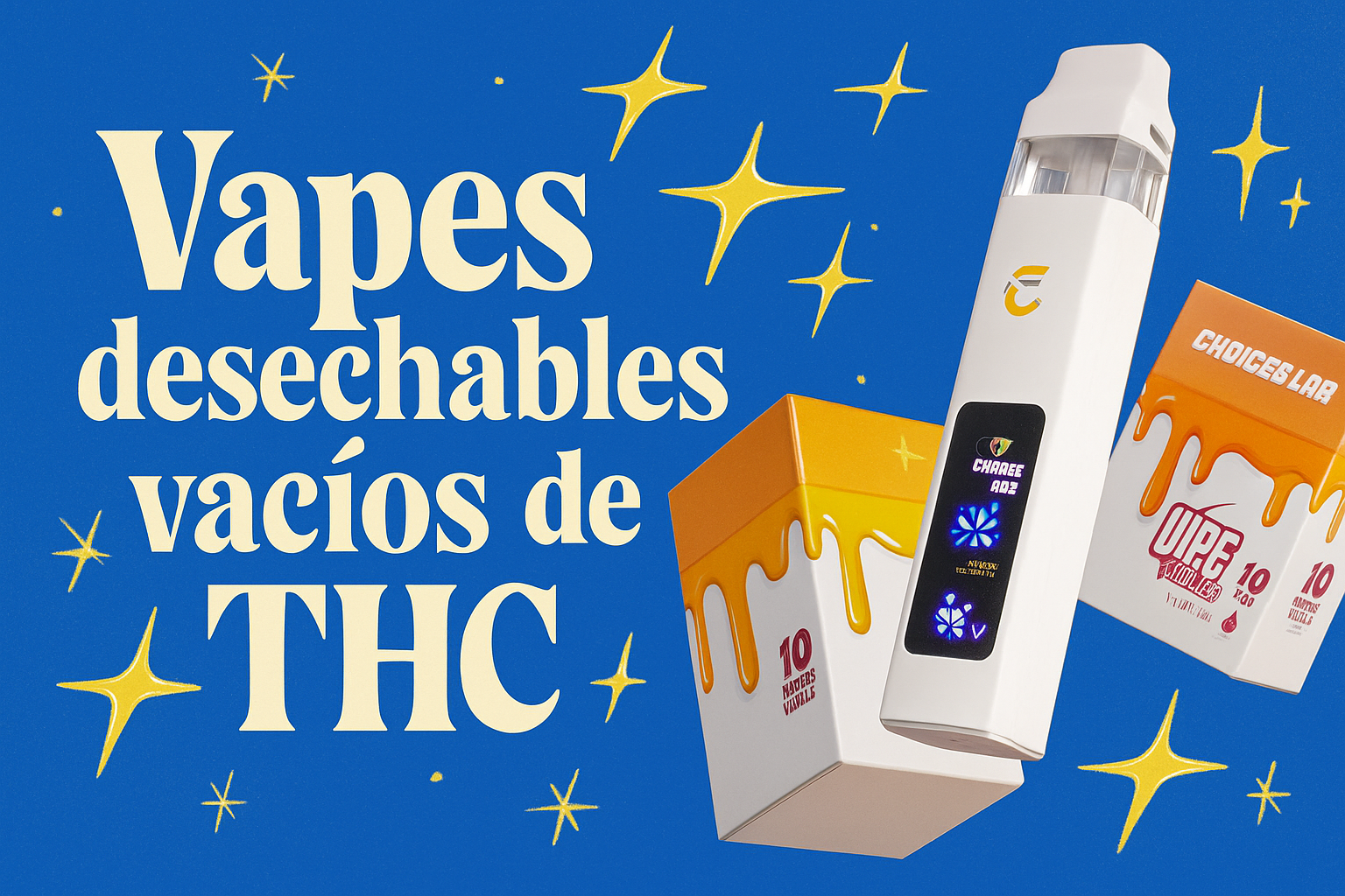 Vapes desechables vacíos de THC