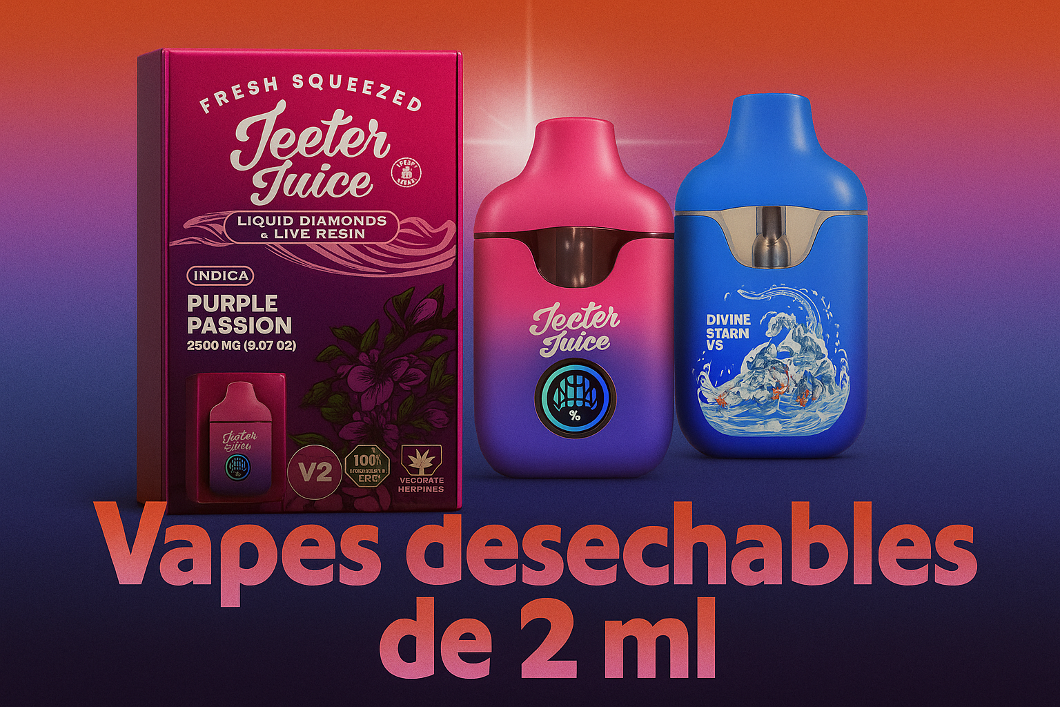 Vapes desechables de 2 ml