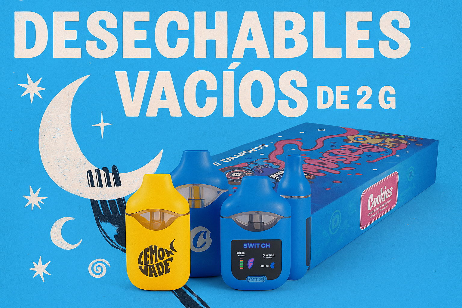 Desechables vacíos de 2 g