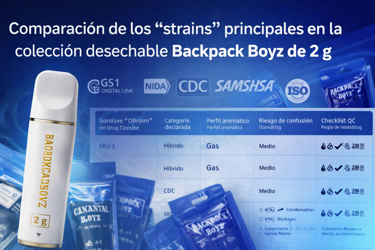 desechable Backpack Boyz de 2 g