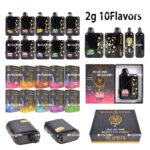 vape desechable Muha Meds x Bitcoin de 2 ml vacío — dispositivo y empaque (10 sabores)