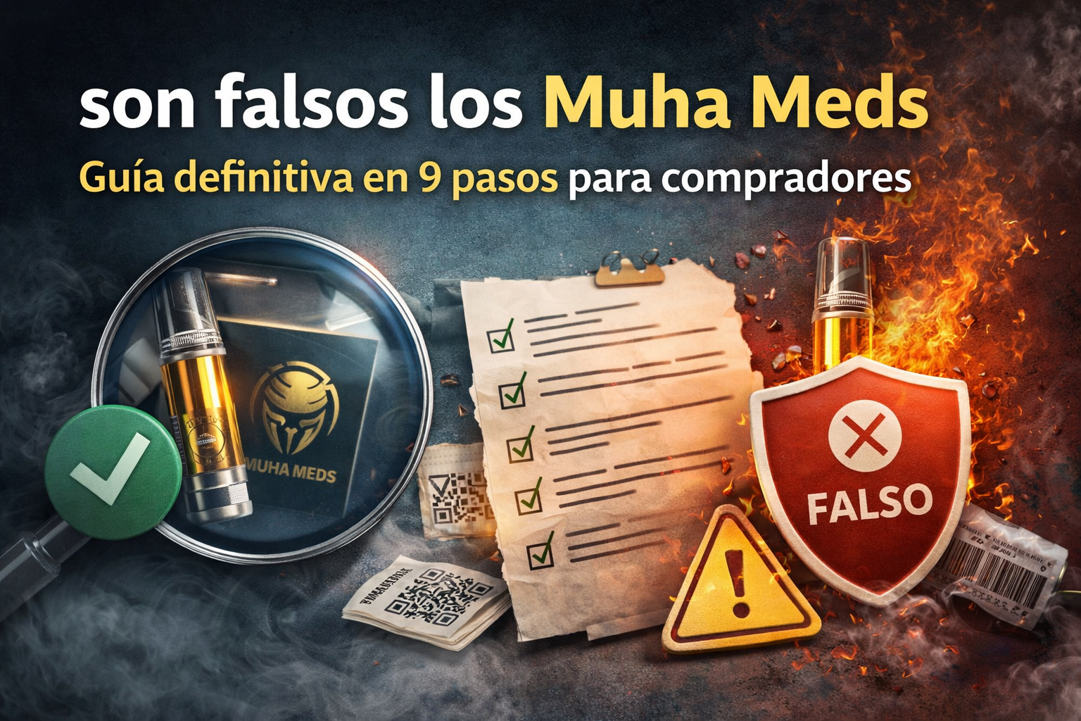 Portada: son falsos los Muha Meds — guía definitiva en 9 pasos para compradores.