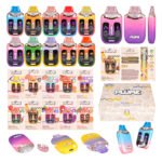 PLUME 1+1 2g vape desechable de doble cámara, dispositivos en varios colores y empaque con sabores duales