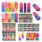 whole melt v7 desechable de doble cámara 0.5+0.5g vacío con pantalla, colores y sabores dobles