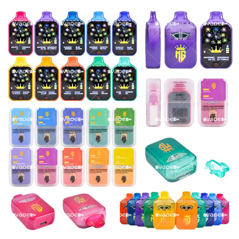 desechable MG de doble cámara de 2 ml (1 ml + 1 ml) con pantalla — hardware vacío