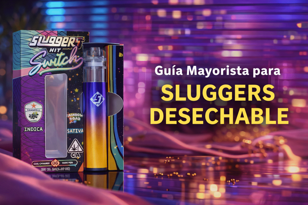 Portada horizontal de Sluggers desechable con empaque y dispositivo dual chamber para guía mayorista 1G/2G