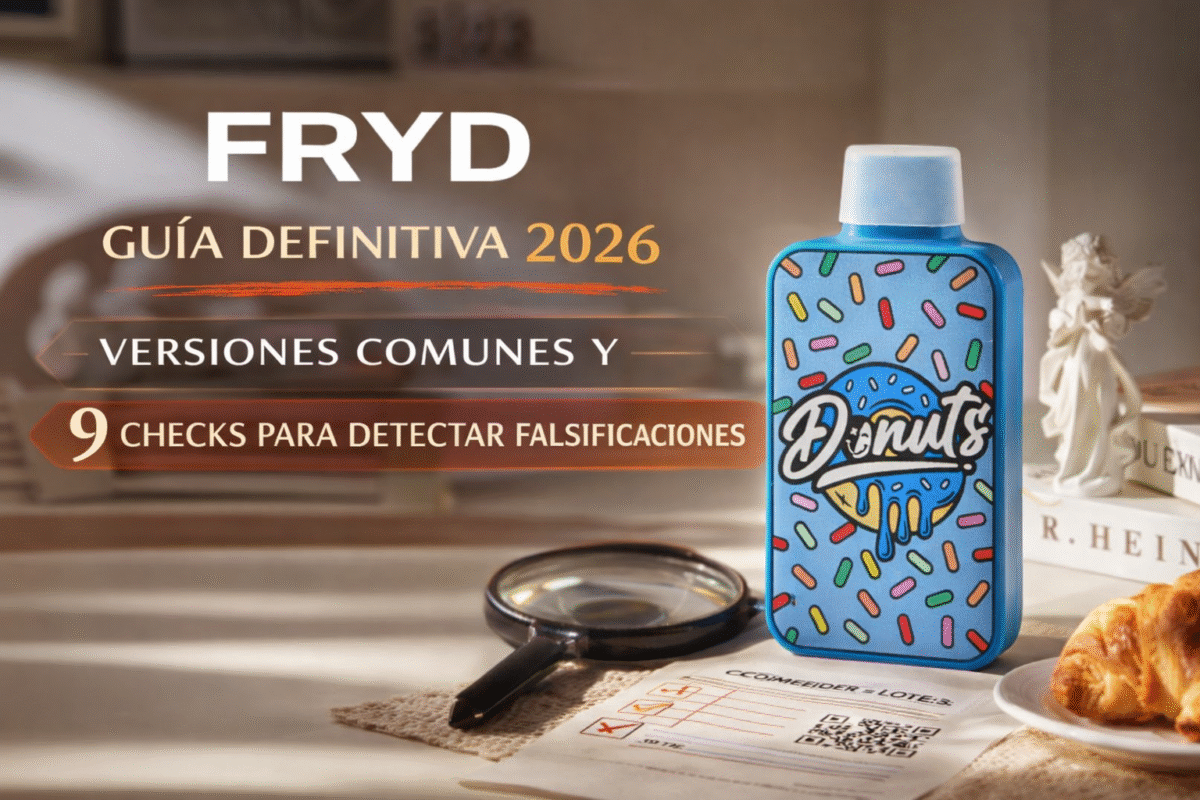 Portada de la guía 2026: fryd (versiones comunes y 9 checks contra falsificaciones)