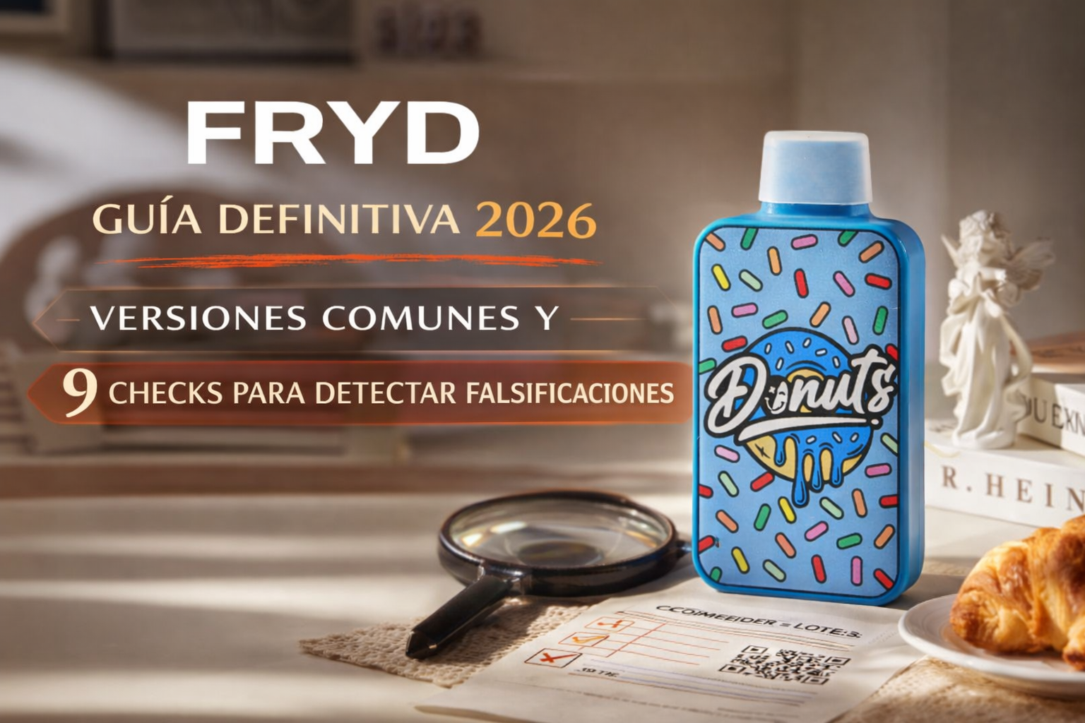 Portada de la guía 2026: fryd (versiones comunes y 9 checks contra falsificaciones)