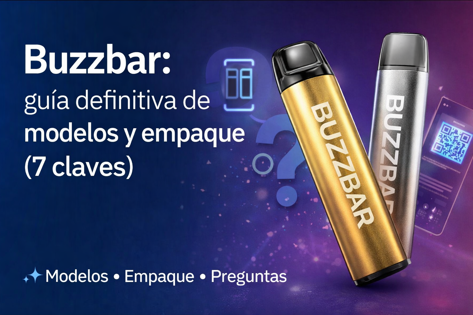 Portada del artículo sobre Buzzbar: guía de modelos y señales de empaque (7 claves).