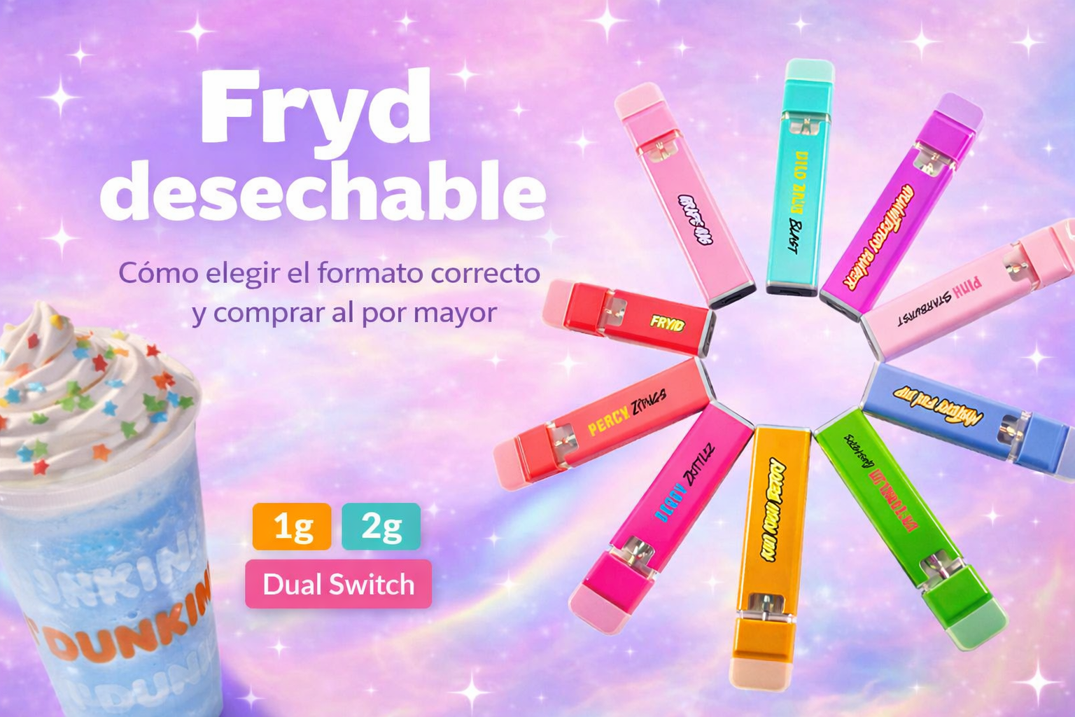 Portada del blog sobre fryd desechable con formatos 1g, 2g y dual switch