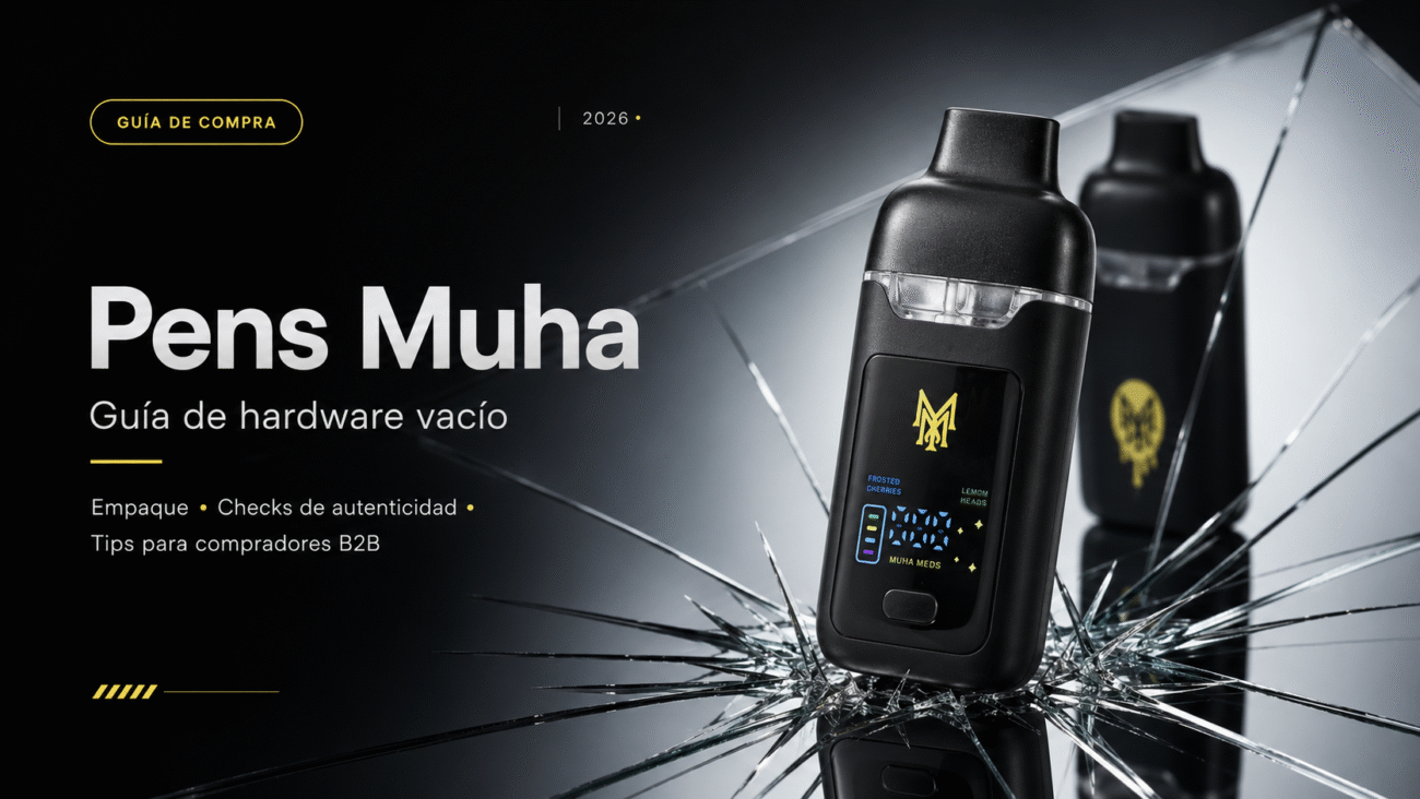 Pens Muha guía B2B de hardware vacío, empaque y checks de autenticidad