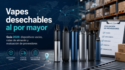 Vapes desechables al por mayor: dispositivos vacíos, rutas de almacén y evaluación de proveedores