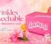 Sprinkles desechable con caja Sprinklez rosa, guía de dispositivo vacío para empaque y control de proveedor.