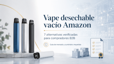 Vape desechable vacío Amazon: alternativas verificadas para compradores B2B.