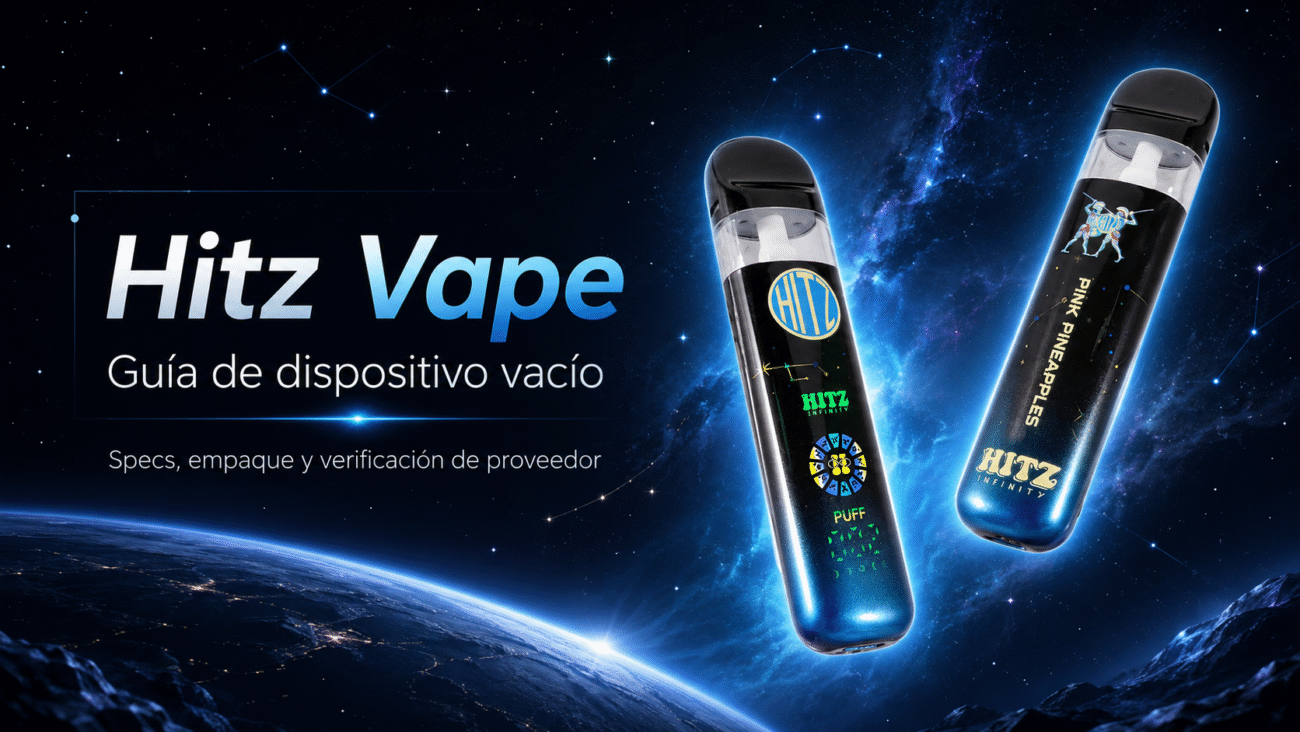 Hitz Vape guía de dispositivo vacío para compradores mayoristas
