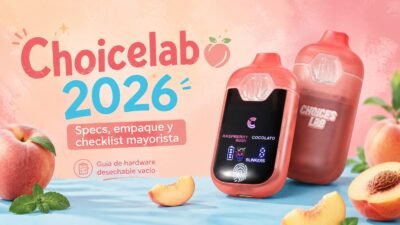 Choicelab 2026 con hardware desechable vacío, specs, empaque y checklist mayorista