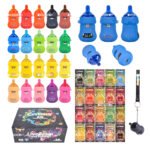 crybaby bottle vape desechable de 2g con pantalla vacío en varios colores