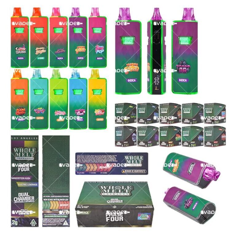 V9 Whole Melt Phase 4 2G vape desechable vacío con pantalla y doble cámara