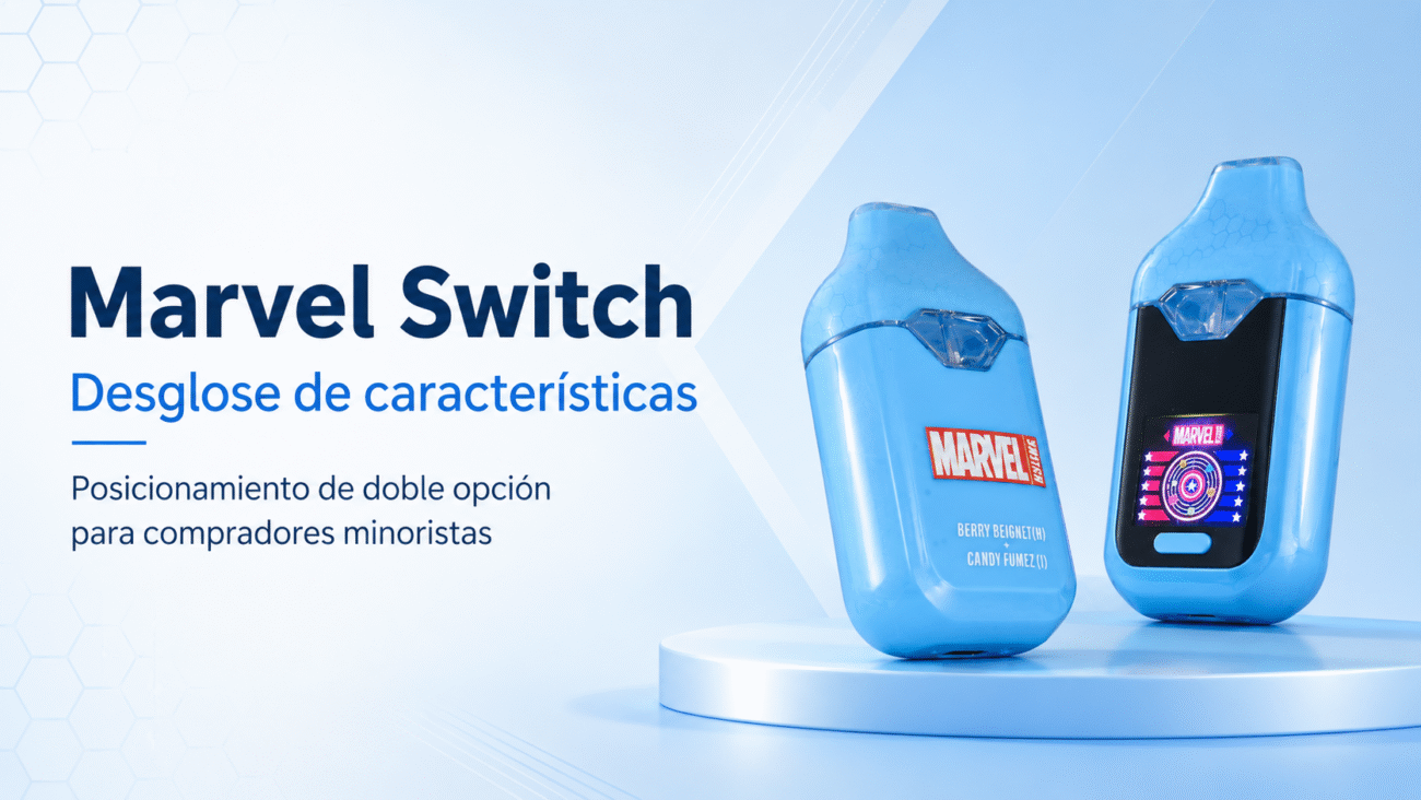 Marvel Switch con diseño de doble opción para compradores minoristas