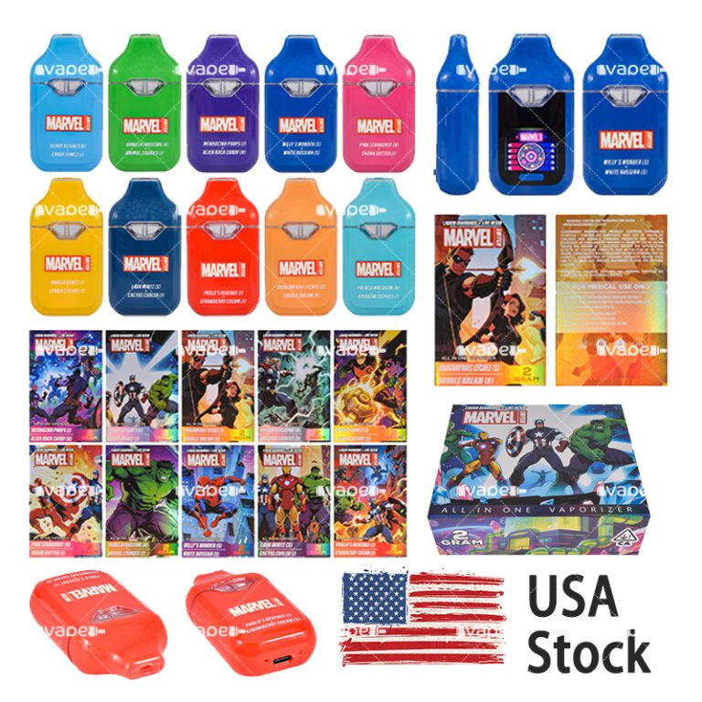 Marvel Switch 2G vape pen desechable USA stock 2ML doble cámara vacío