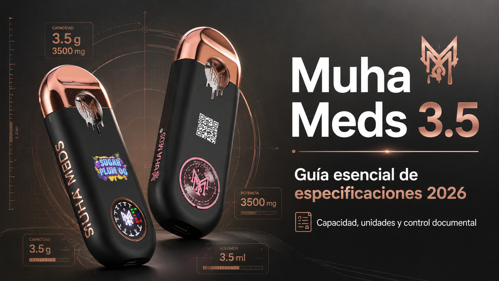 Muha Meds 3.5 con guía de capacidad, unidades y especificaciones 2026