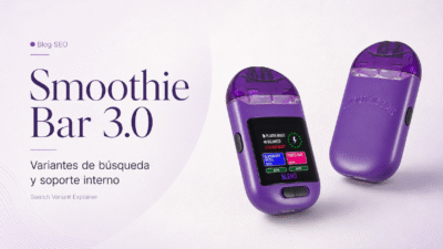 Smoothie Bar 3.0 blog cover for search variants and internal search support