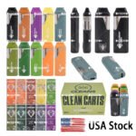 Dispositivos y empaques Clean Carts Spring Green vape desechable de 2g stock en USA