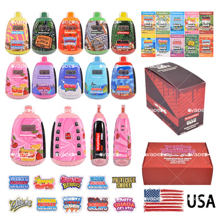 Backpackboyz 2g desechable stock en USA con 10 diseños