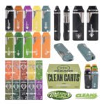 Clean Carts Spring Green Edition vape pen desechable de 2g con dispositivos de varios colores y empaques