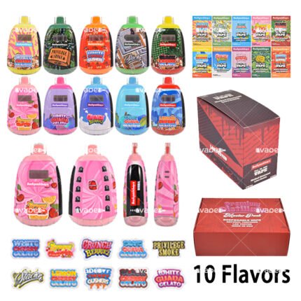 Backpackboyz 2g desechable vacío con pantalla en 10 diseños